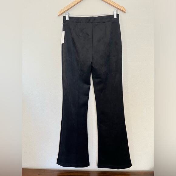 NWT Anthropologie x Sanctuary Lana Flare Black Pull on Pants Fall Goth Sz M - Picture 8 of 13